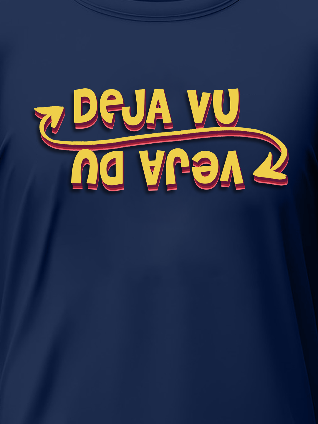 Navy Blue Dejavu - Back Icon