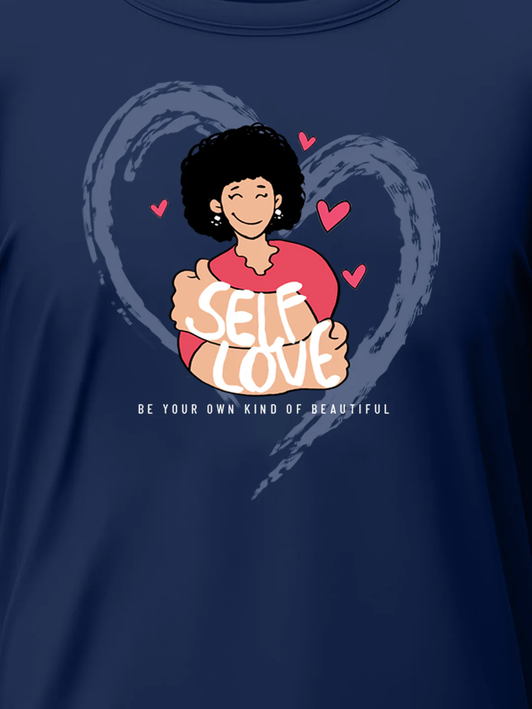 Navy Blue Self Love - Back Icon